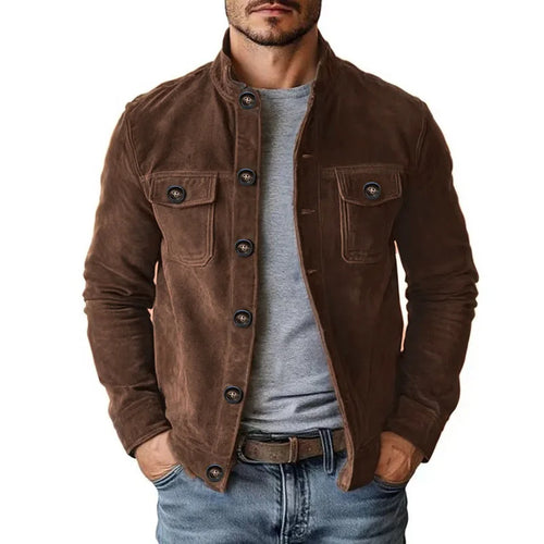 Veste Homme Mi-Saison à Col Montant – VALNERY PARIS